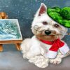 Westie Christmas Diamond Painting