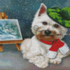 Westie Christmas Diamond Painting