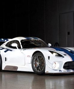 White And Blue Dodge Viper Diamond Painting