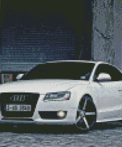 White Audi S5 Diamond Painting