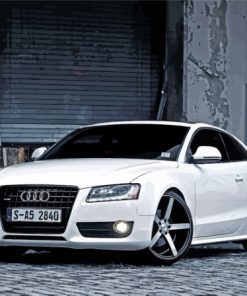 White Audi S5 Diamond Painting