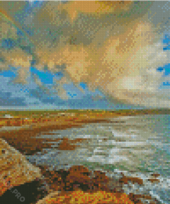 Widemouth Bay Landscape Diamond Painting