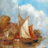 William J J C Bond Fisherman Cottage Diamond Painting