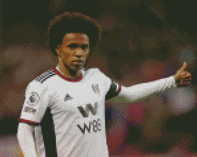 Willian Fulham Footballer Diamond Painting