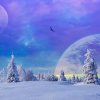 Winter Snow Planet Diamond Painting