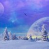 Winter Snow Planet Diamond Painting