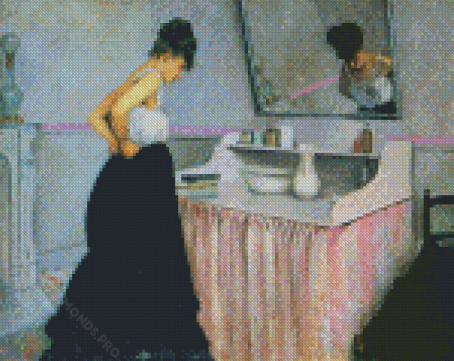 Woman At The Dressing Table Diamond Painting