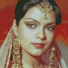 Zeenat Aman Diamond Painting