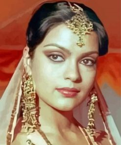 Zeenat Aman Diamond Painting