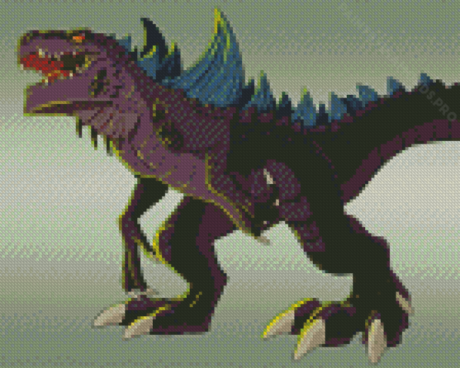 Zilla Jr Cartoon Diamond Painting