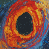 Abstract Black Hole Diamond Painting