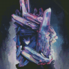 Abstract Amethyst Diamond Painting