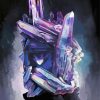 Abstract Amethyst Diamond Painting