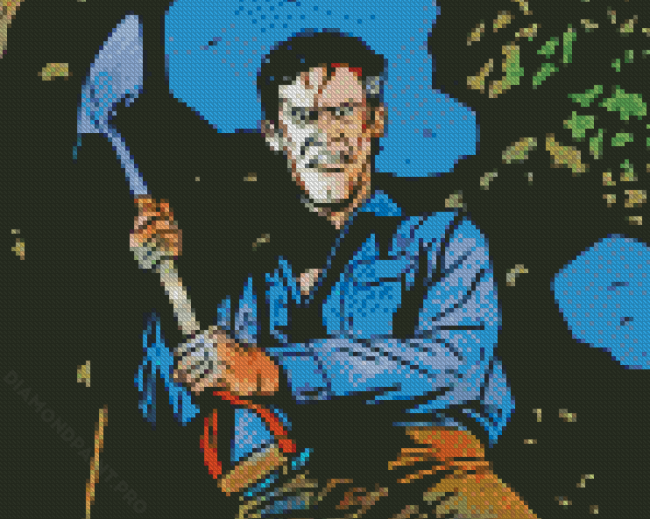 Aesthetic Ash Evil Dead Diamond Painting