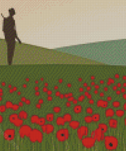 Aesthetic Flanders Field Diamond Painting