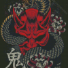 Aesthetic Japanese Oni Diamond Painting