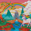 Aesthetic Rainbow Landscape Diamond Painting