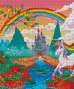 Aesthetic Rainbow Landscape Diamond Painting