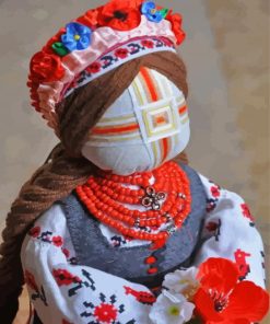 Aesthetic Ukrainian Dolls Diamond Painting