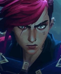 Aesthetic VI League Of Legends Diamond Painting