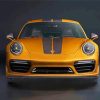 Aesthetic Yellow Porsche Diamond Painting