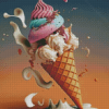 Aesthetic Ice Cream Diamond Painting