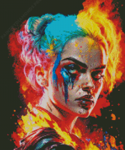 Aesthetic Joker Lady Diamond Painting