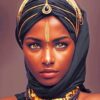 African Lady Diamond Painting