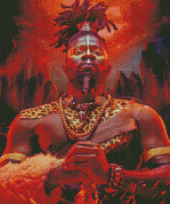 African Man Diamond Painting