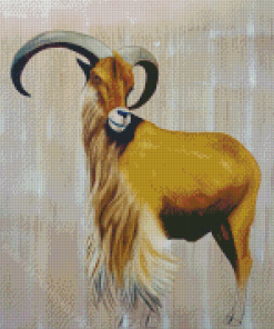 Aoudad Sheep Art Diamond Painting