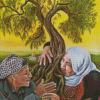 Arabic Old Couple Diamond Painting