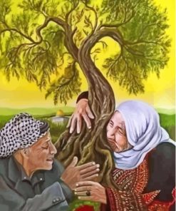 Arabic Old Couple Diamond Painting