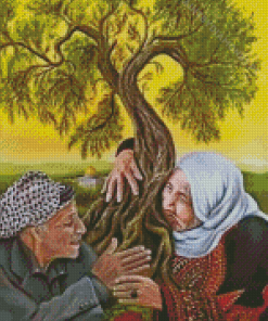 Arabic Old Couple Diamond Painting