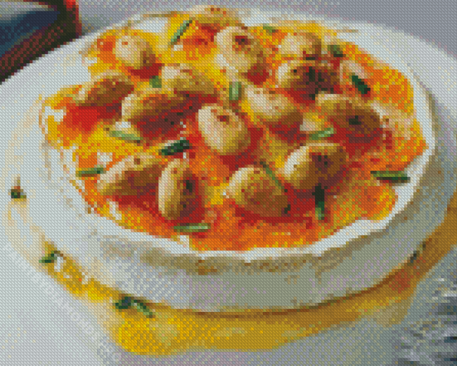 Baked Brie Spiced Nuts Apricot Jam Diamond Painting