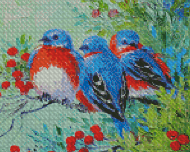 Birds On Tree Senkarik Diamond Painting