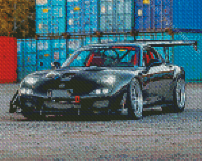 Black Mazda Rx7 Diamond Painting