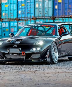 Black Mazda Rx7 Diamond Painting