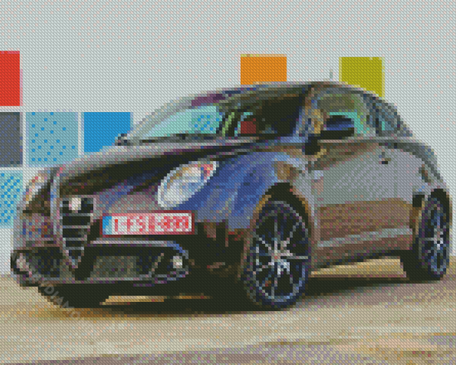 Black Mito Diamond Painting