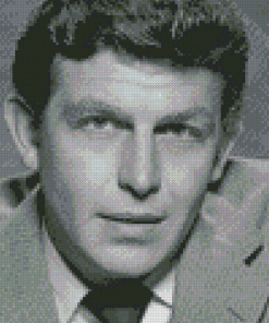 Black And White Andy Griffith Diamond Painting