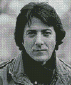 Black And White Dustin Hoffman Diamond Painting