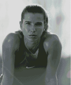 Black And White Tobin Heath Diamond Painting