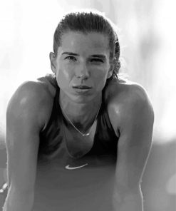 Black And White Tobin Heath Diamond Painting