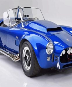 Blue Cobra Shelby Car Diamond Painting