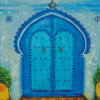 Blue Moroccan Doorway Diamond Painting