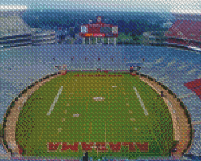 Bryant Denny Stadium Diamond Painting