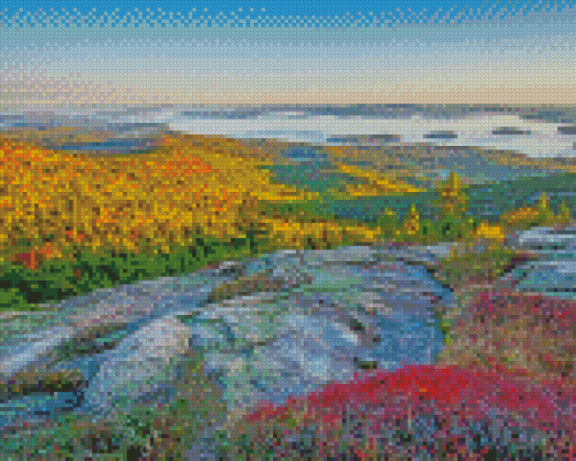 Cadillac Mountain Acadia Diamond Painting