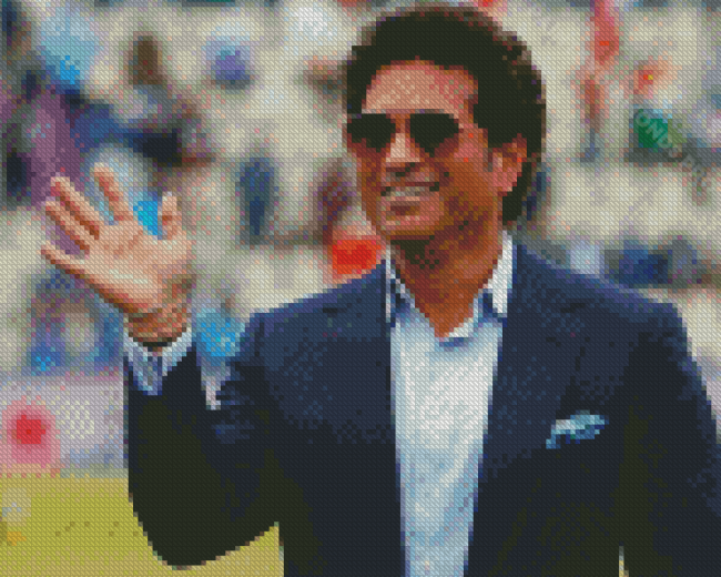 Classy Sachin Tendulkar Diamond Painting