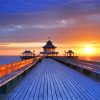 Clevedon Pier Sunset Diamond Painting