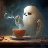 Coffee Ghost -Diamond Painting