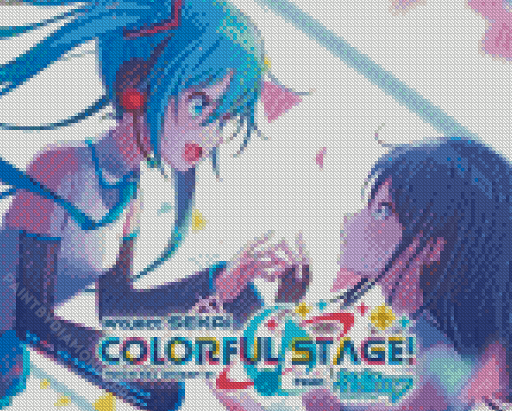 Colorful Stage Poster Diamond Paintings Colorful Stage Poster Diamond Painting